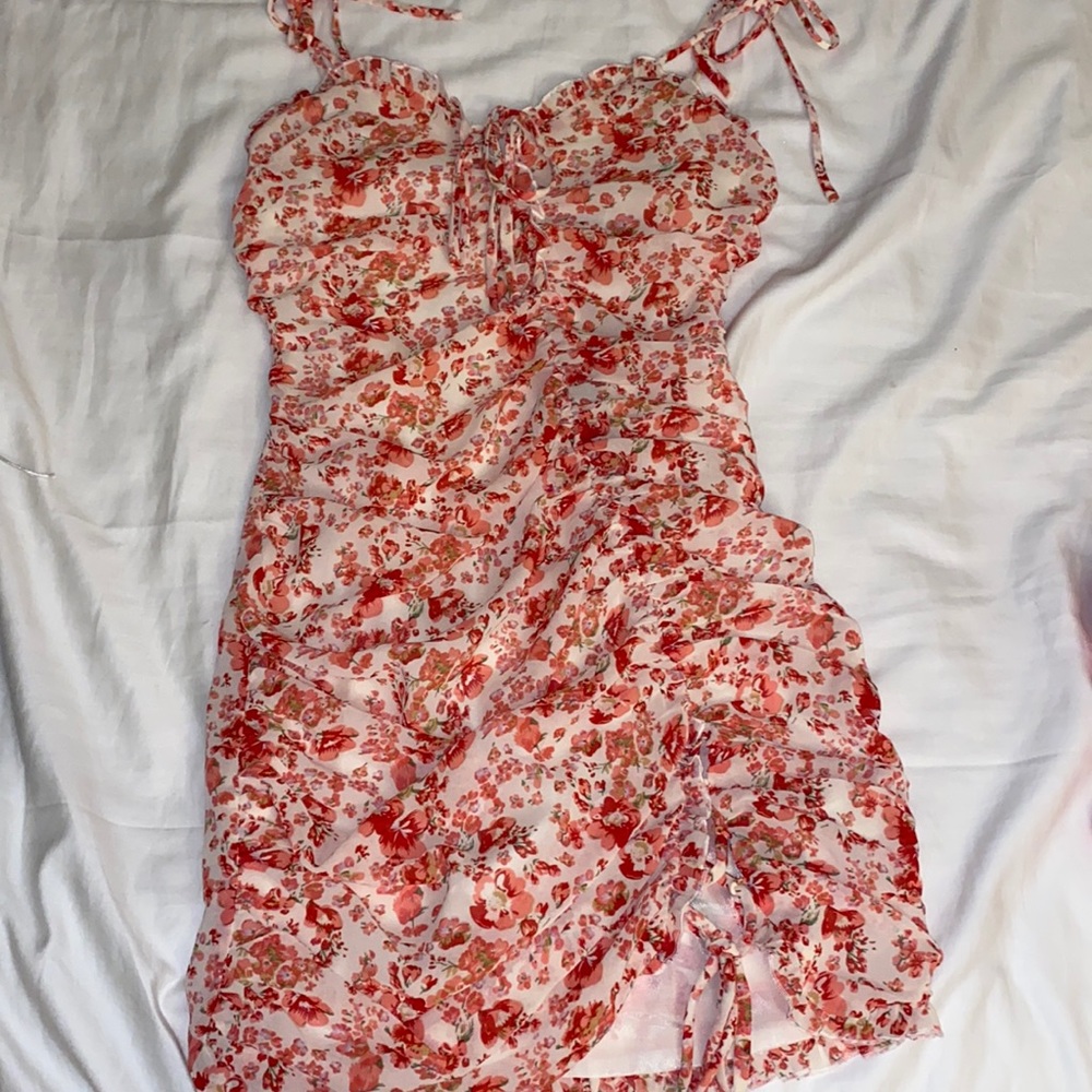 Floral mini dress